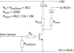 Circuit diagram for sensor input